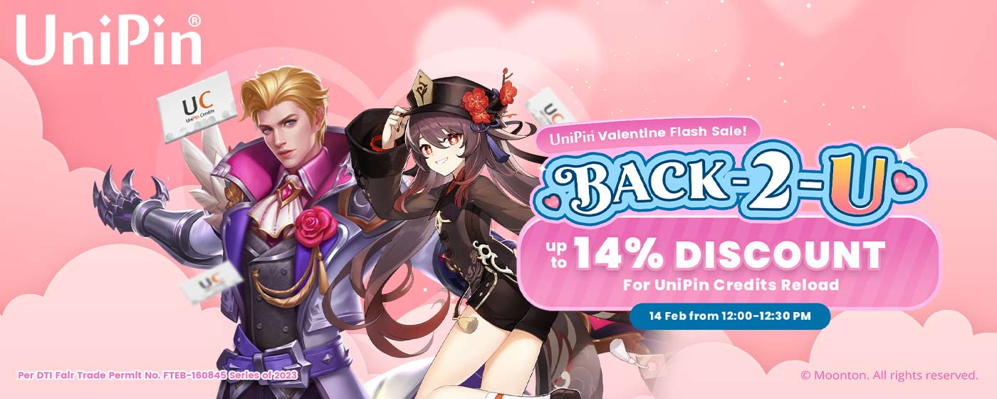 Back-2-U: UniPin Valentine Cashback